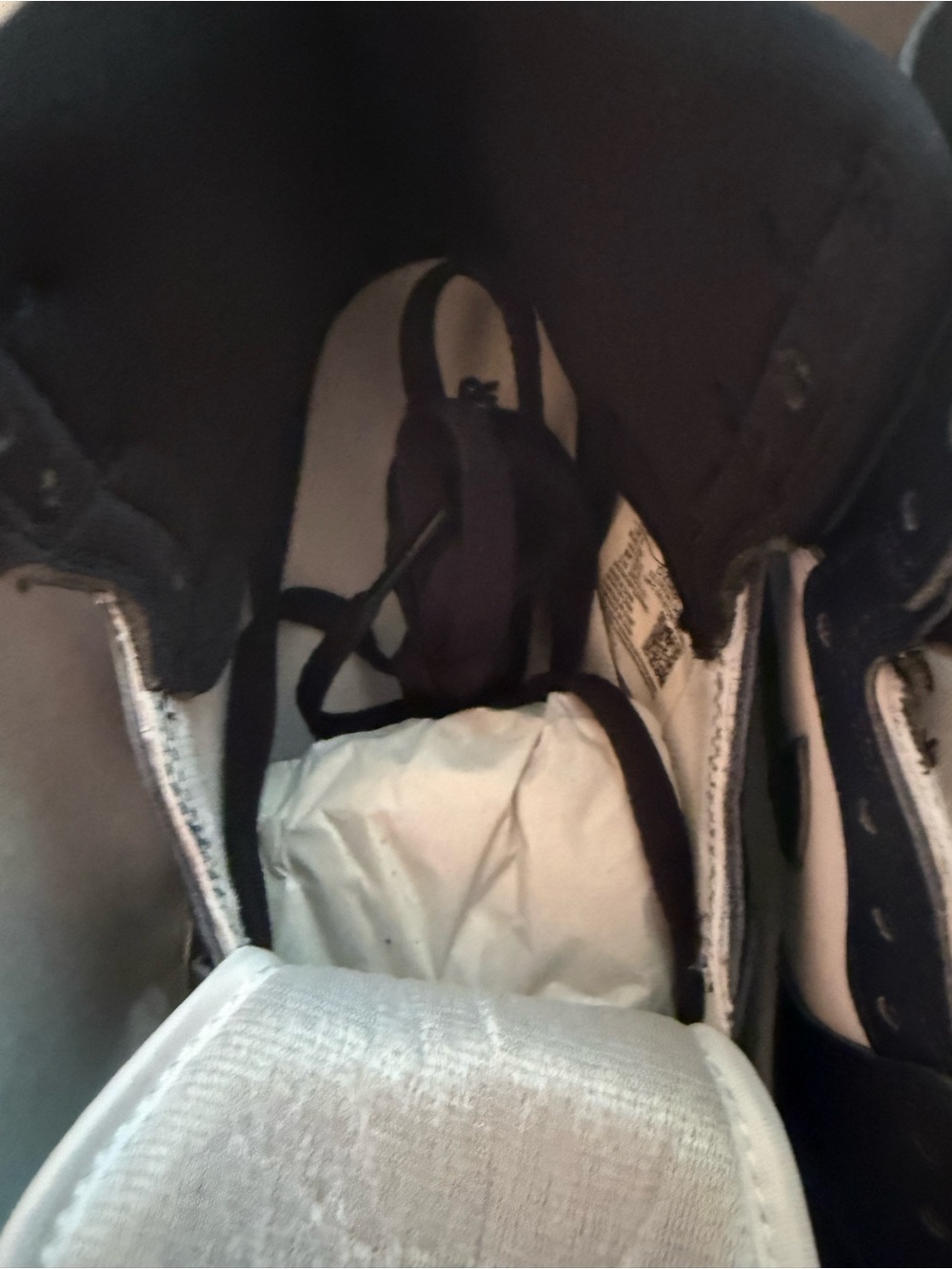 Nike Air Jordan 1 High Navy/White/Black Men’s Sneakers. Fits women size 7.5. - Picture 10 of 12